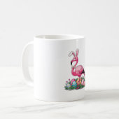 Easter Flamingo T-Shirt コーヒーマグカップ (正面左)