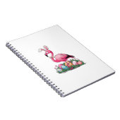 Easter Flamingo T-Shirt ノートブック (右側)