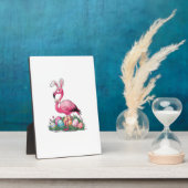 Easter Flamingo T-Shirt フォトプラーク (側面)