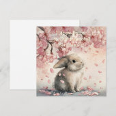 Easter flat holiday card for Veterinary Personal シーズンカード (正面/裏面)