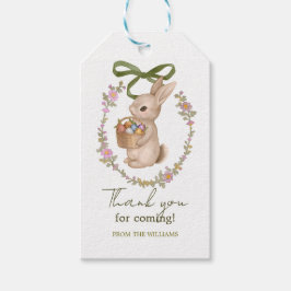 Easter Floral Bunny ギフトタグ