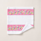 Easter Floral Rabbits バスタオルセット (ウォッシュタオル)