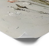 Easter Flower Rabbit Print, Spring Bunny ポスター (角)