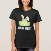 Easter Frog  Bunny Ribbit For Amphibian Tシャツ (正面)