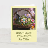 Easter From Across the Miles Humorous Easter  カード (正面)