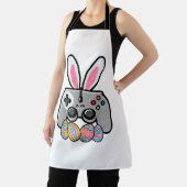 Easter Gaming Controller Bunny Ears Boys Kids Yout エプロン (インサイチュ)