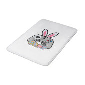 Easter Gaming Controller Bunny Ears Boys Kids Yout バスマット (アングル)
