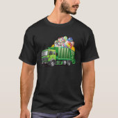 Easter Garbage Truck Eggs Funny Easter Day For Boy Tシャツ (正面)