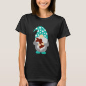 Easter Gnome Rabbit Gnome Holding Easter Bunny Fun Tシャツ (正面)