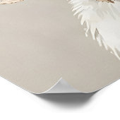 Easter Goose In A Hat With A Bow Print, Spring ポスター (角)