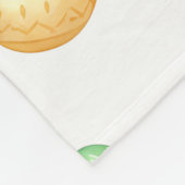 Easter Grace – Seamless Pastel Bunny & Cross Patte フリースブランケット (角)