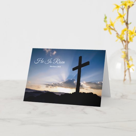 Easter Greeting Card カード (黄色い花)