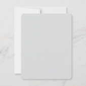 Easter greeting card decorated with flowers 出欠カード (裏面)