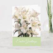 Easter Greeting Card Easter Lily カード (正面)