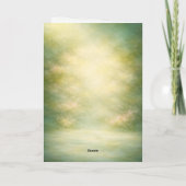 Easter Greeting Card Floral Eggs Spring Garden サンキューカード (裏面)