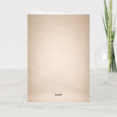 Easter Greeting Card Floral Soft Spring Elegant サンキューカード (裏面)