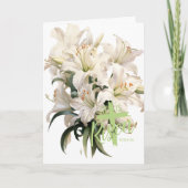 Easter Greeting Card Lily カード (正面)