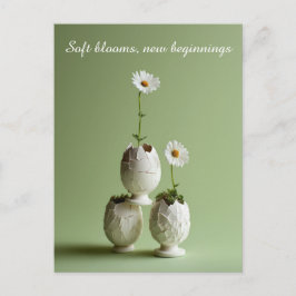 Easter Greeting Card Soft Spring Minimal ポストカード