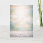 Easter Greeting Card Tulips Floral Spring サンキューカード (裏面)