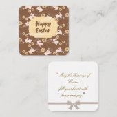 Easter greetings ノートカード (正面/裏面)
