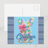 Easter Greetings  ポストカード (正面/裏面)