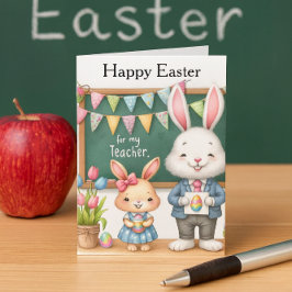 Easter Greetings for Teacher From Kids シーズンカード