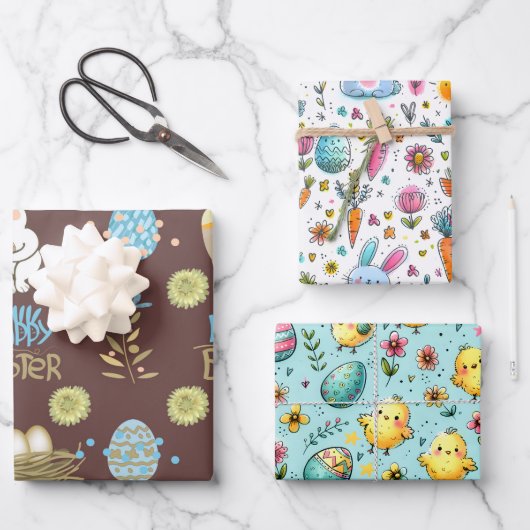 Easter Group ラッピングペーパーシート (正面)
