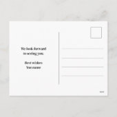 Easter He Is Risen CHURCH SERVICES Customized      シーズンポストカード (裏面)