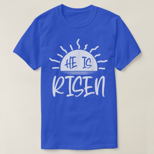 Easter He Is Risen Easter  Christian Family Matchi Tシャツ (デザイン正面)