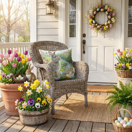 Easter Holiday Rabbit Nature  アウトドアクッション