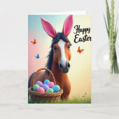 Easter Horse Celebration Card カード (正面)