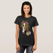 Easter Horse Face Cowgirl Equestrian Women Girls K Tシャツ (正面フル)