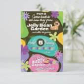 Easter Invitation Jelly Bean Garden Party Part 2 招待状 (スタンド正面)