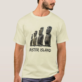 Easter Island Rapa Nui Moai Statues T-Shirt Tシャツ