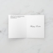 Easter Jesus Christ Light of the World Note Card シーズンカード (内部)