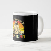 Easter Jesus Guess Whos Back Religious Christian ジャンボコーヒーマグカップ (正面右)