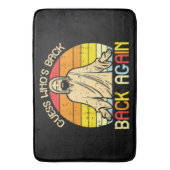 Easter Jesus Guess Whos Back Religious Christian バスマット (正面縦)
