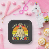Easter Jesus Guess Whos Back Religious Christian ペーパープレート (パーティー)