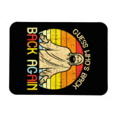 Easter Jesus Guess Whos Back Religious Christian マグネット (横)