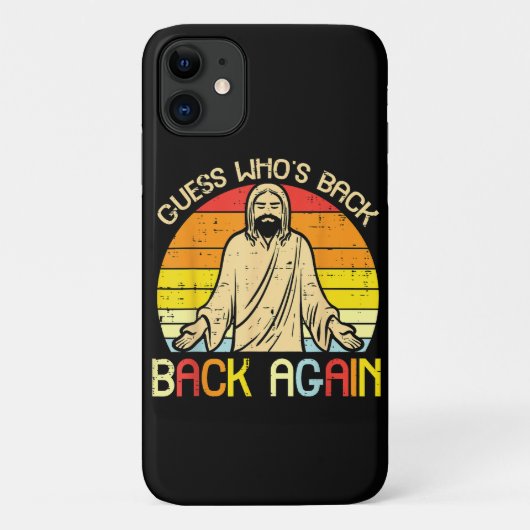 Easter Jesus Guess Whos Back Religious Christian Case-Mate iPhoneケース (裏面)