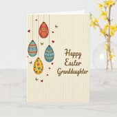 Easter Joy Granddaughter Card カード (黄色い花)