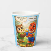 Easter kids holiday paper cups product 紙コップ (裏面)