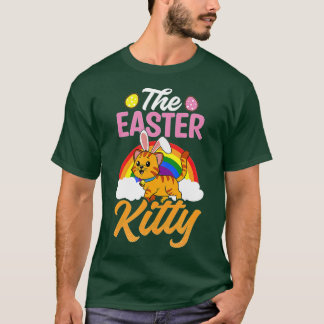 Easter Kitty Design Easter Cat  Tシャツ