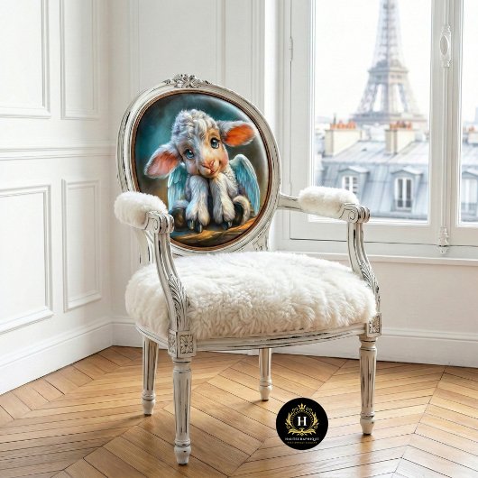 Easter Lamb Angel Decoupage 薄葉紙