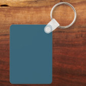 Easter Lilies Blue Christian Faith Gift キーホルダー (裏面)