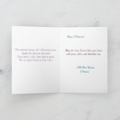 Easter Lily Cross Easter Blessing カード (内部)