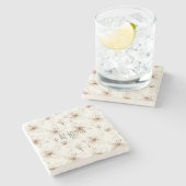 Easter Lily Flowers Joyful ストーンコースター (横)