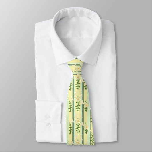 Easter Lily Neck Tie ネクタイ (タイ)