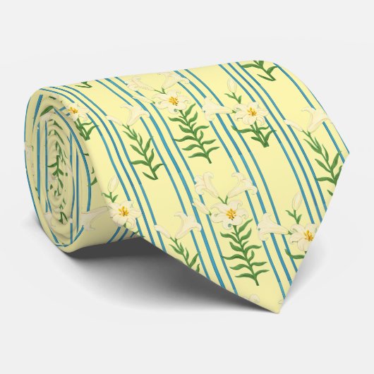 Easter Lily Neck Tie ネクタイ (ロール)