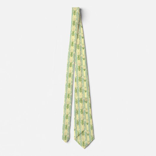 Easter Lily Neck Tie ネクタイ (裏面)